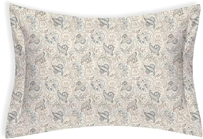 Fiori Blu Oxford Pillow Case