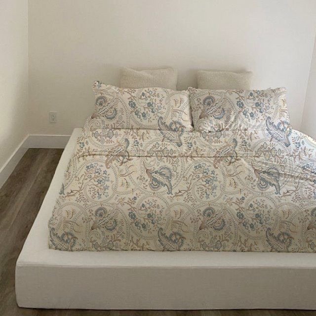 Fiori Blu Fitted Sheet
