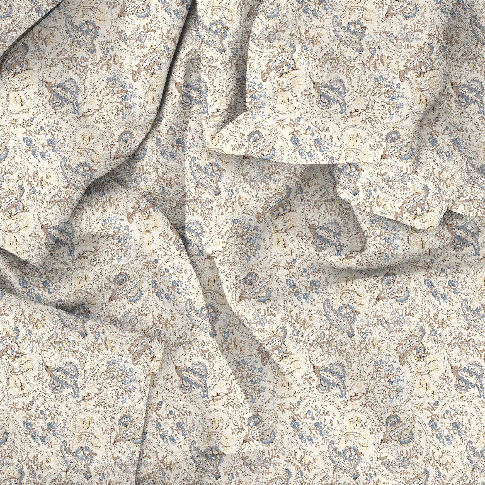 Fiori Blu Flat Sheet