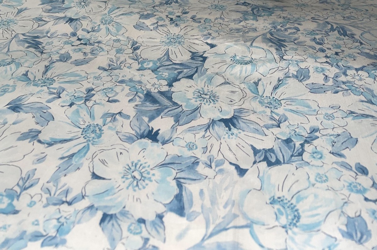 Giardino Blu Long Pillow Case