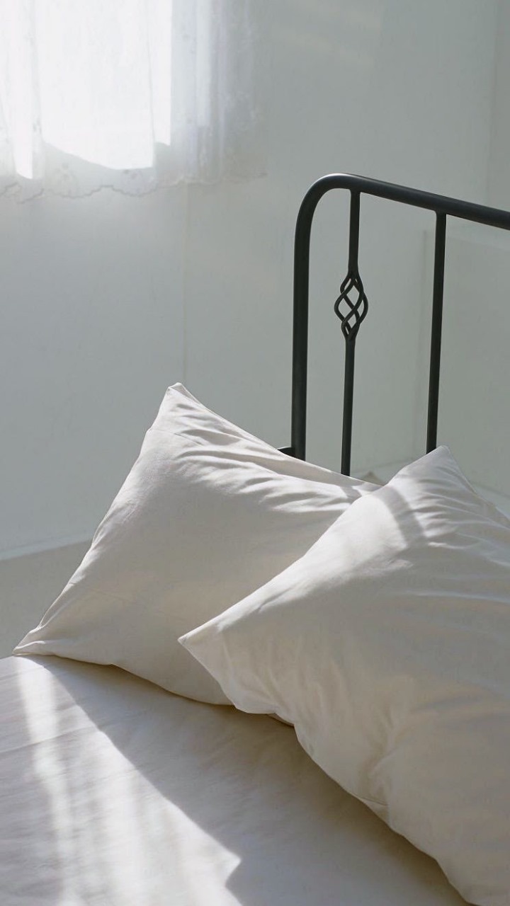 Beige Long Pillow Case