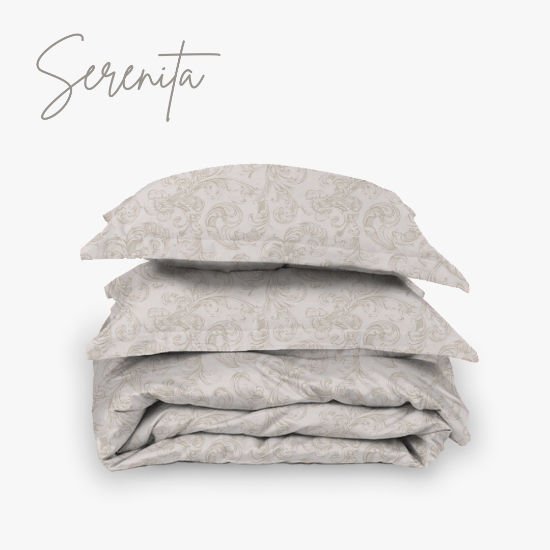 serenita Luxury Bedding Set – High-End Egyptian Home Decor
