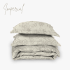 Luxury paisley bedding set in soft earthy tones – premium duvet and pillows for elegant Egyptian bedrooms